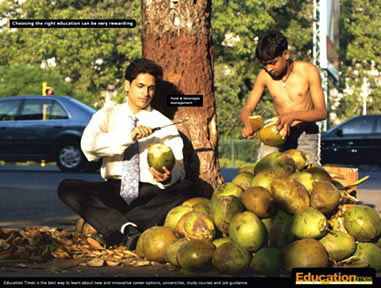 press campaign-education times,for times of india, rediffusion