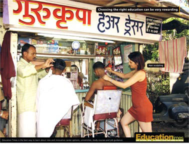 press campaign-education times,for times of india, rediffusion