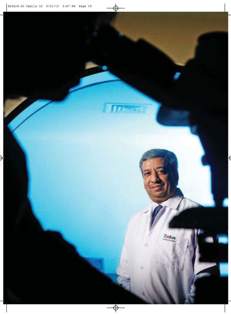 Published in Forbes Asia, Chairman and MD- Pankaj patel of Cadilla healthcare